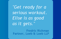 Get ready for a serious workout. Elise is as good as it gets.